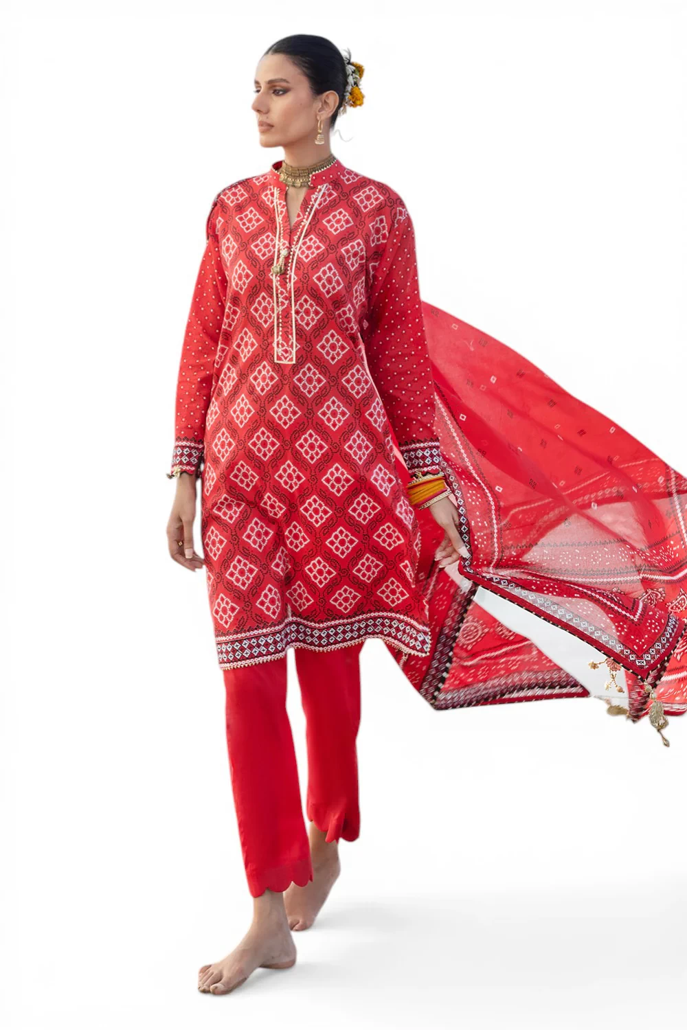3 Piece Printed Lawn Suit CL-62032 B - W-FB-CHU-26-453025