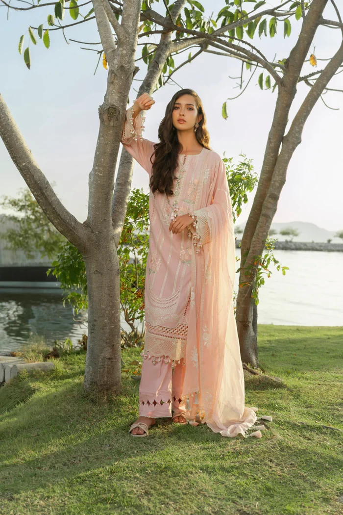 RTS | SHIRT, TROUSER & DUPATTA - SL-01-26-Pink