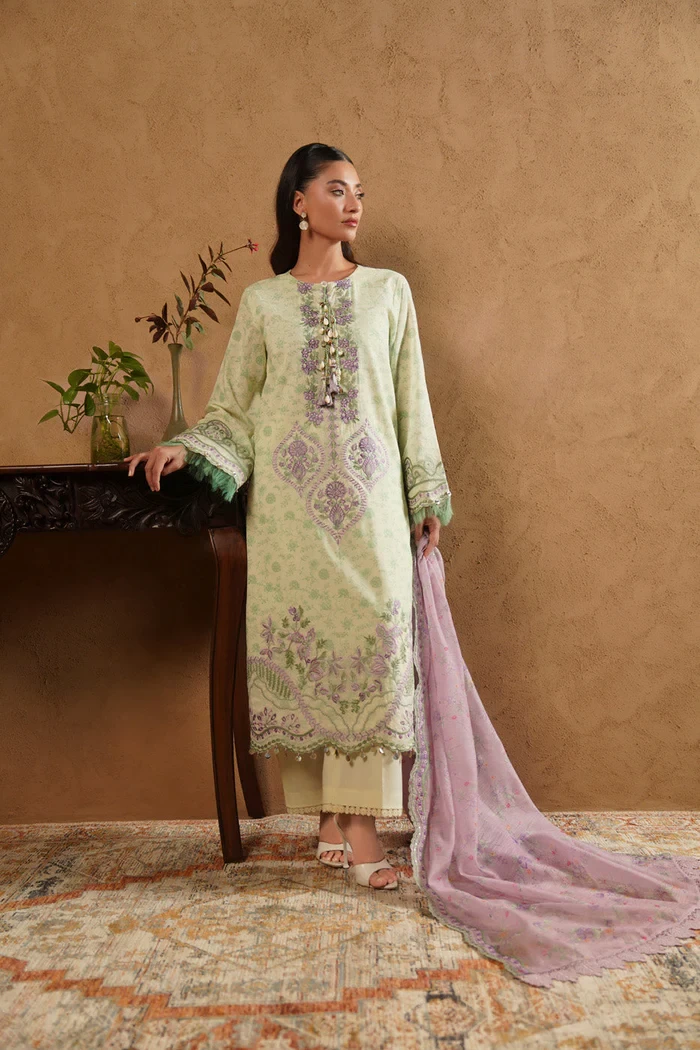 RTS | SHIRT, TROUSER & DUPATTA - SL-05-26-Cream