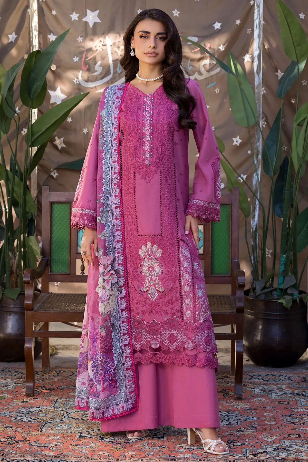 5939-ISA EMBROIDERED LAWN - MWU05939-999-ISA