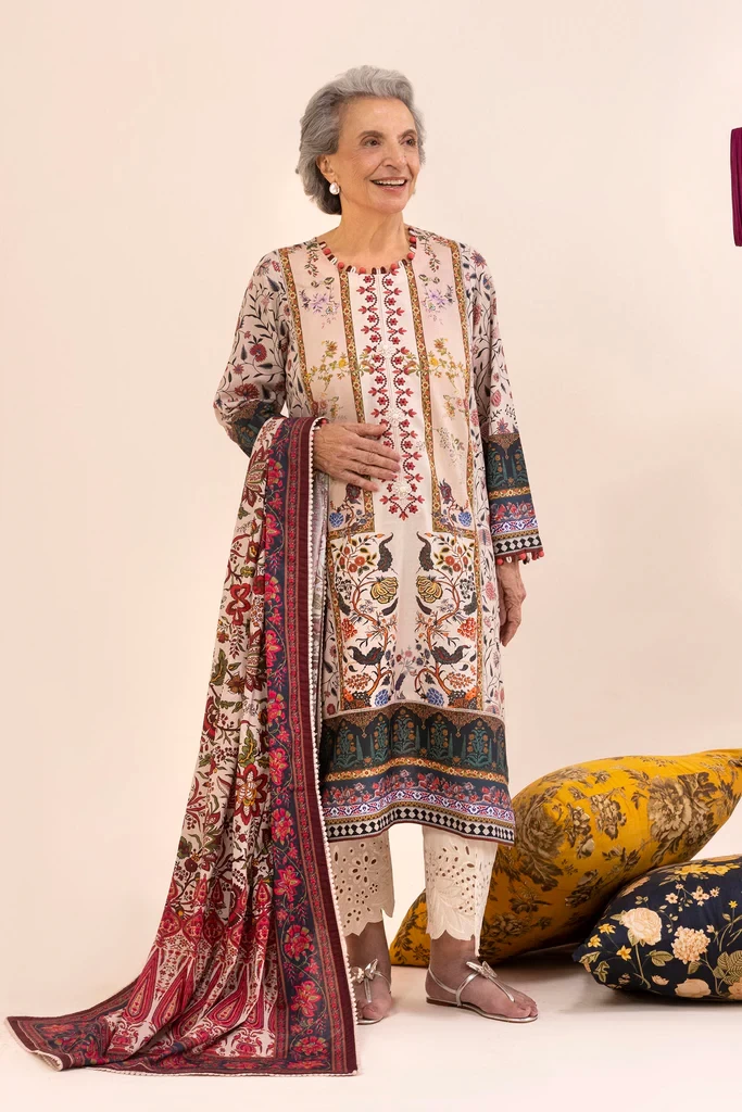 3 Piece Lawn Suit - LH261-008-AG