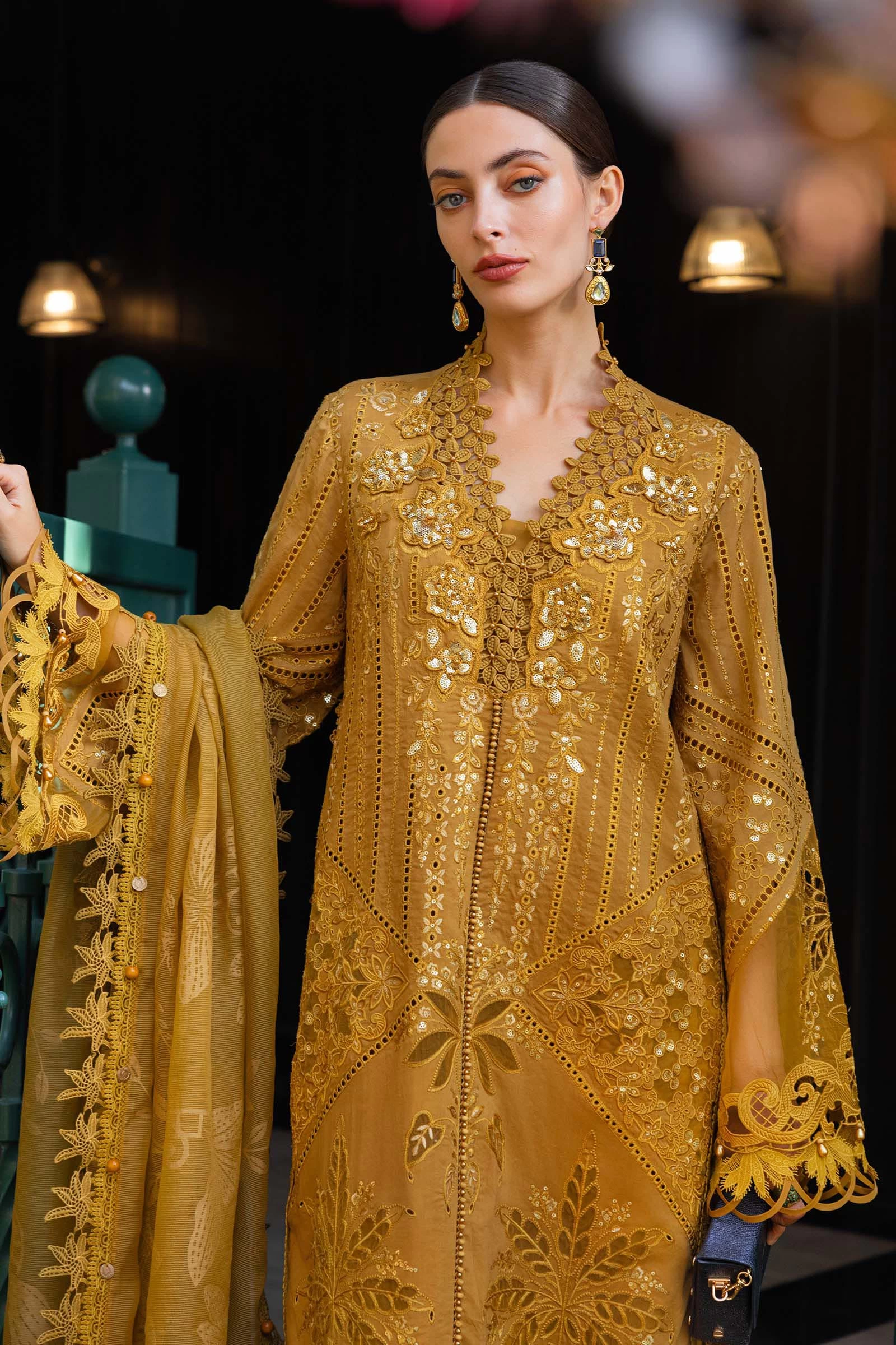 3 Piece Embroidered Lawn Suit - EL-26-07-Default