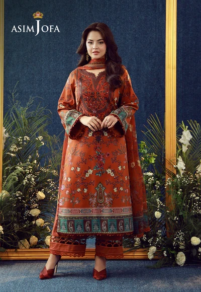 Printed Embroidered Cambric - AJUBEP-04-UNS