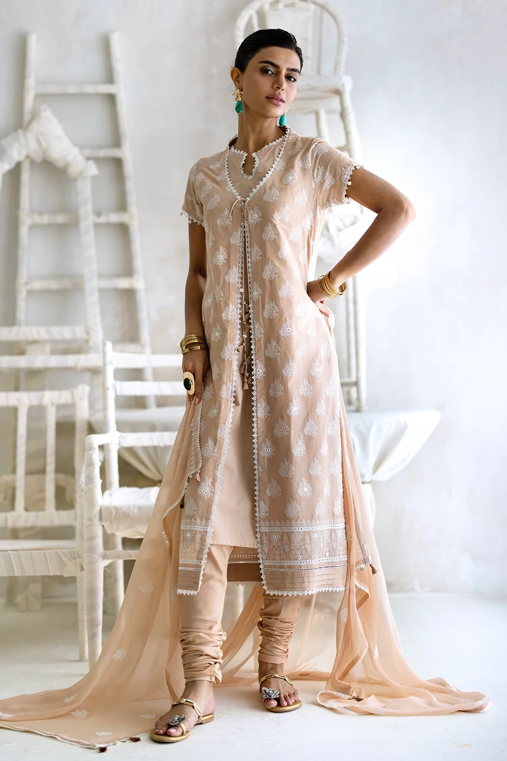3 Piece Embroidered Lawn Suit - W-FB-LC-26-478947