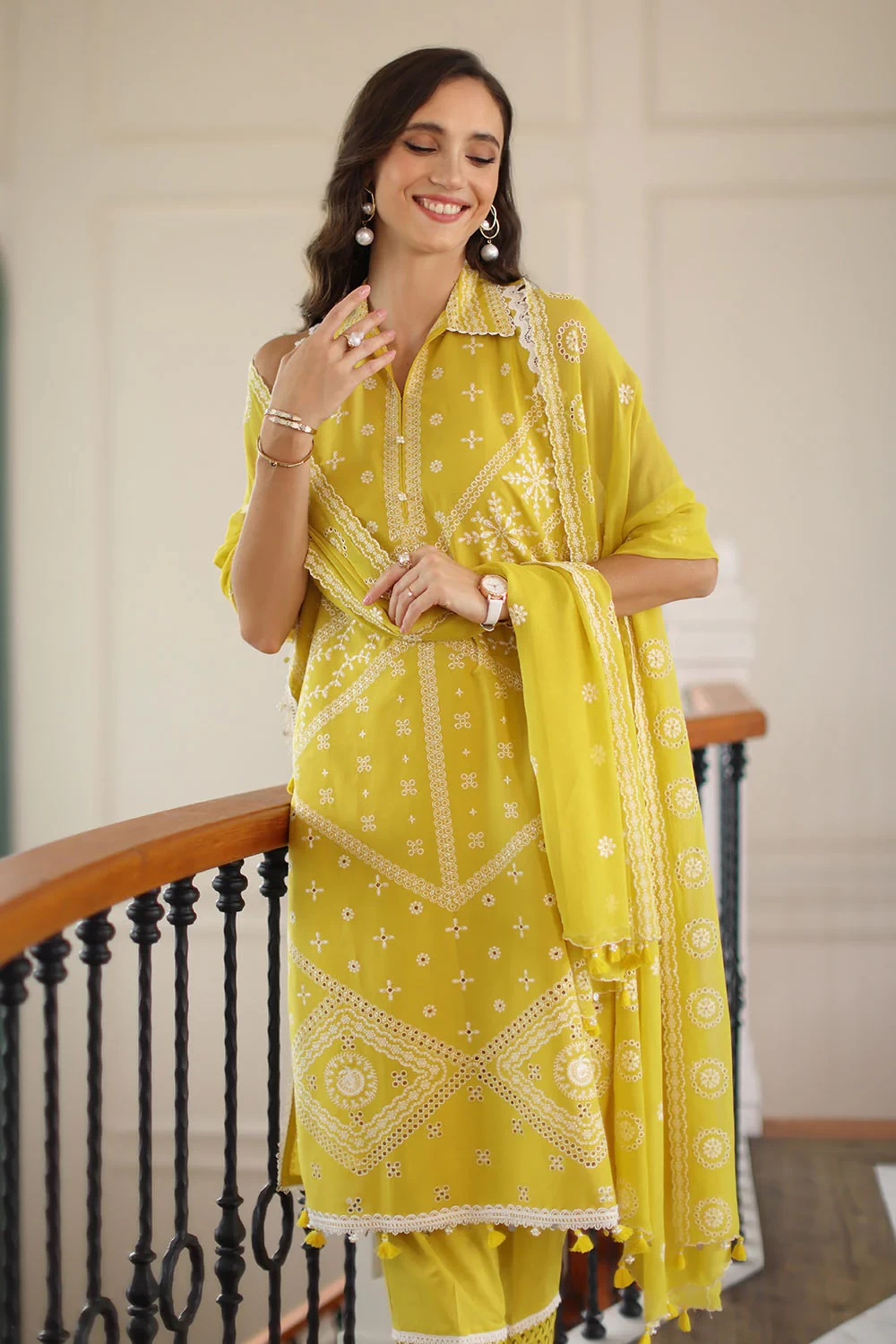 3 Piece Embroidered Lawn Suit - W-FB-RE-26-477262