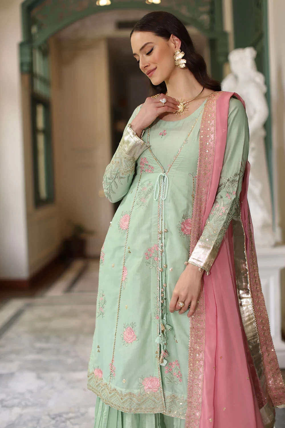 3 Piece Embroidered Lawn Suit - W-FB-RE-26-477268