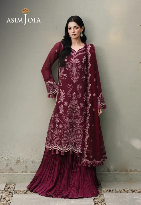 AJULC-10 Embroidered Paper Cotton 3 Pcs