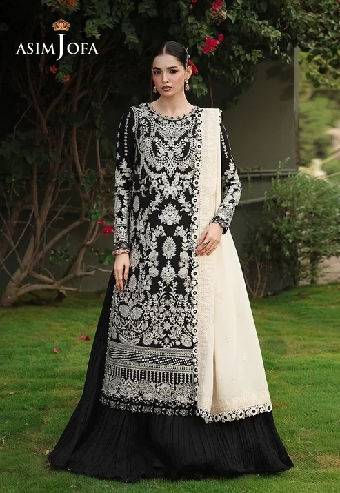 AJULC-01 Embroidered Paper Cotton 3 Pcs