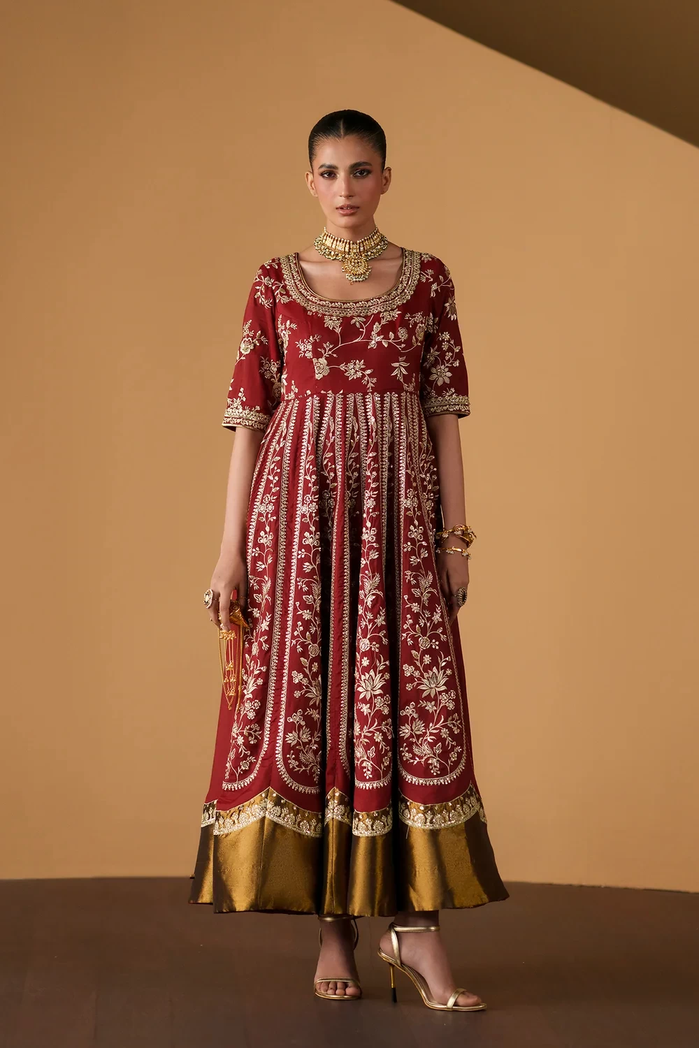 EMBROIDERED DRESS - E1235/104/305