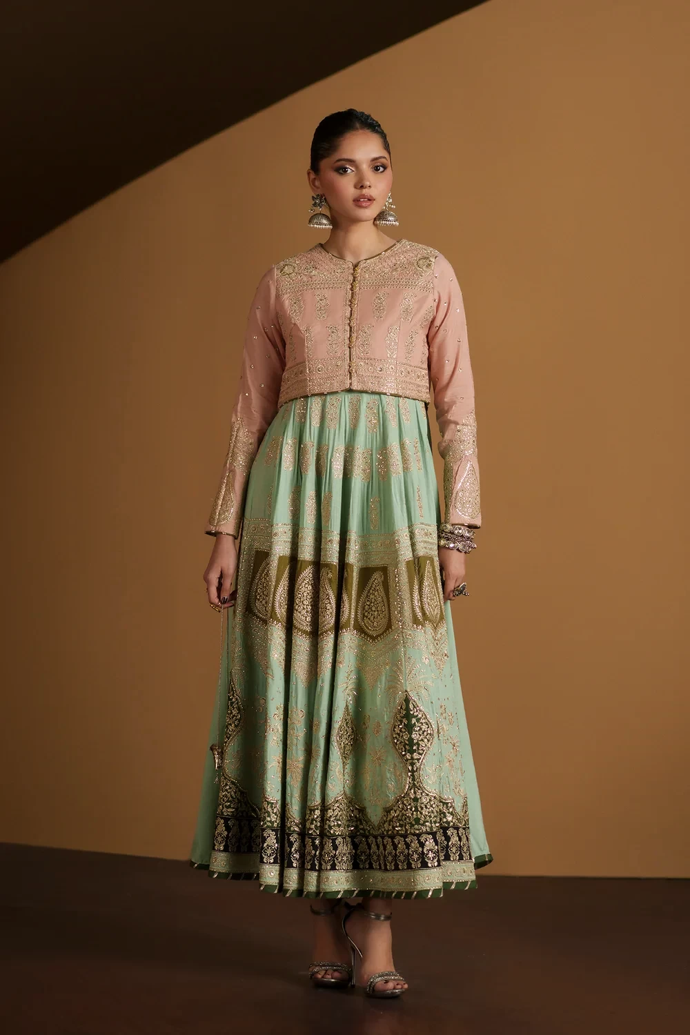 EMBROIDERED SUIT - E1074/104/315