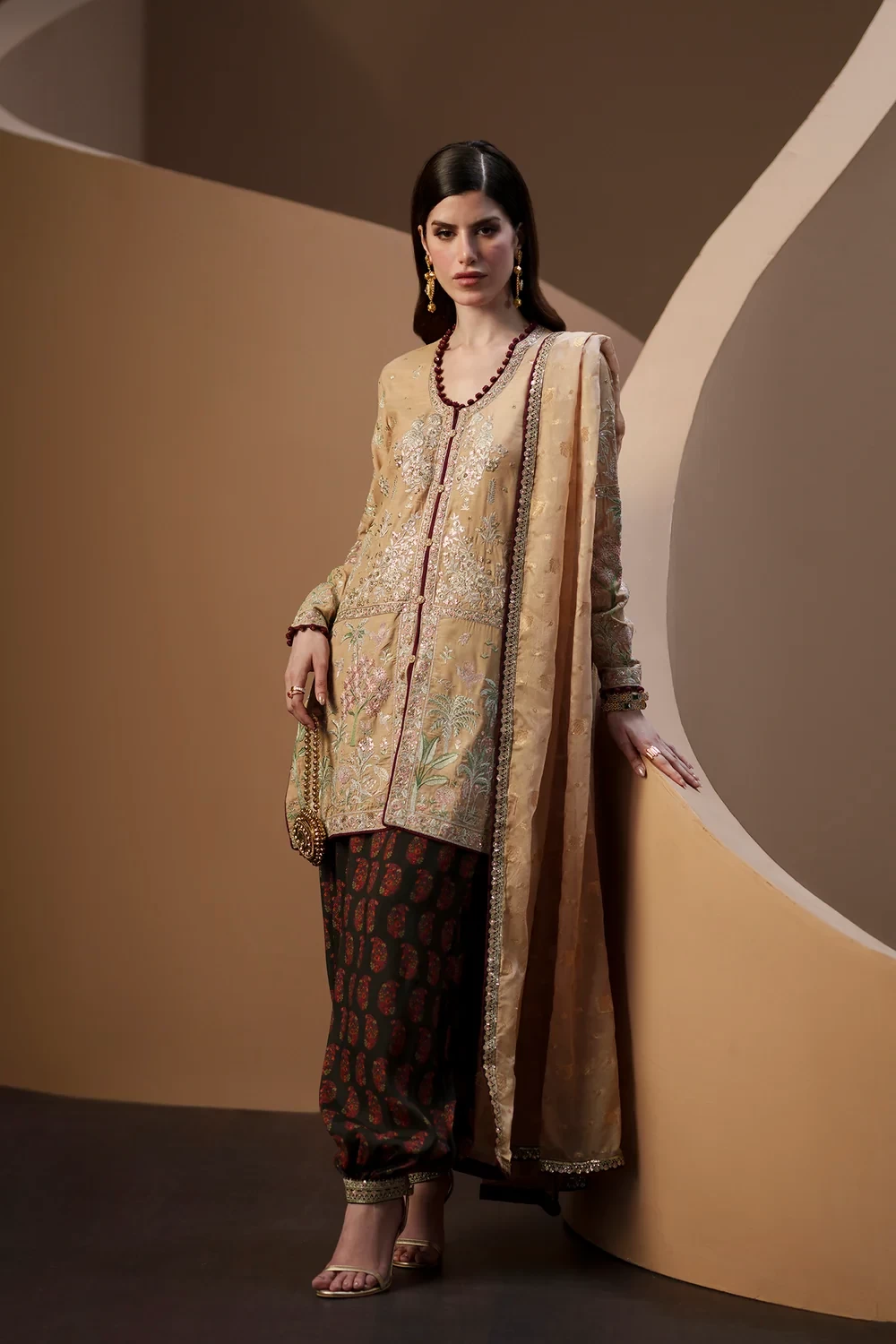 EMBROIDERED SUIT - E1143/104/114