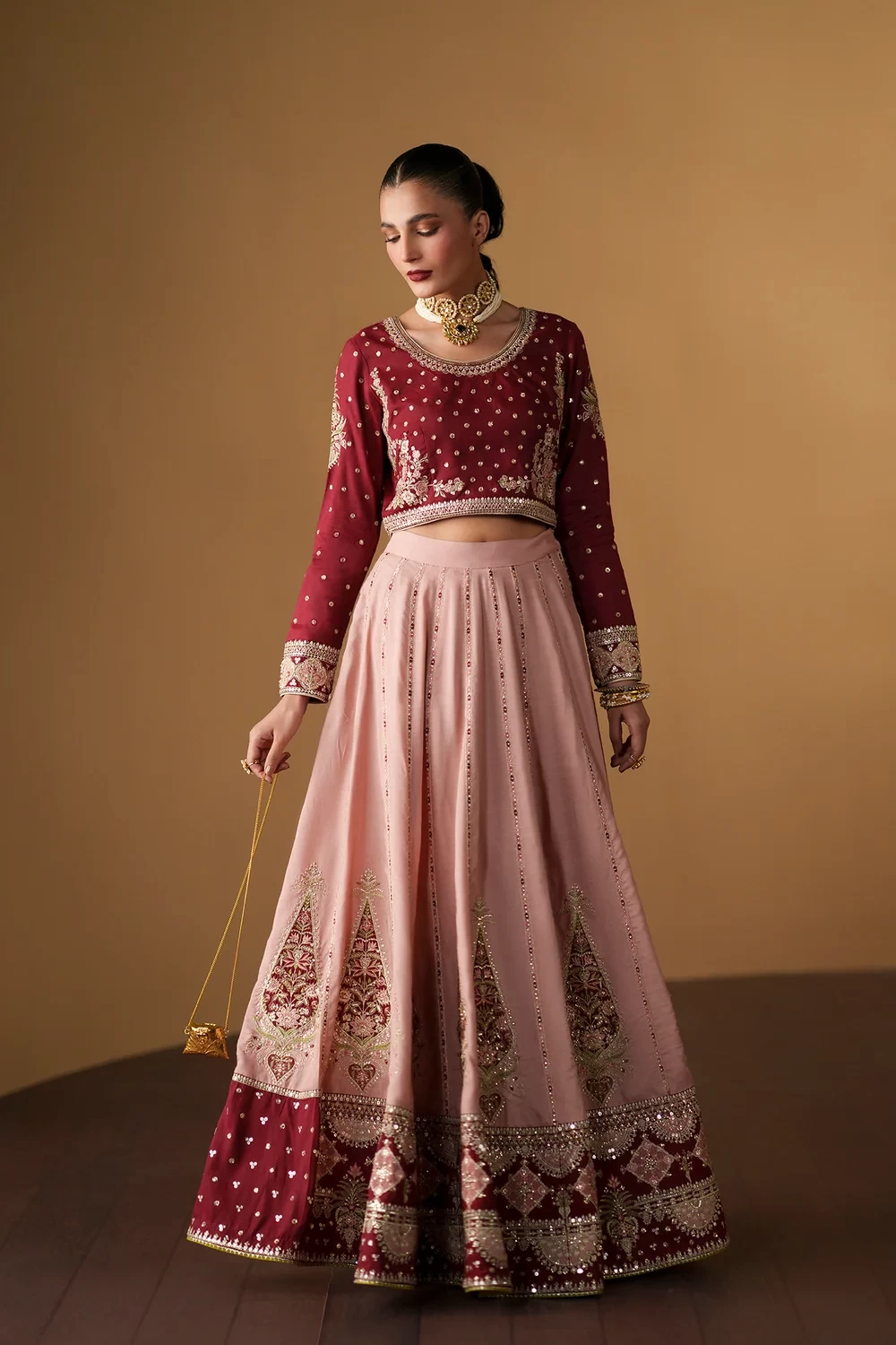 EMBROIDERED SUIT - E1215/104/305