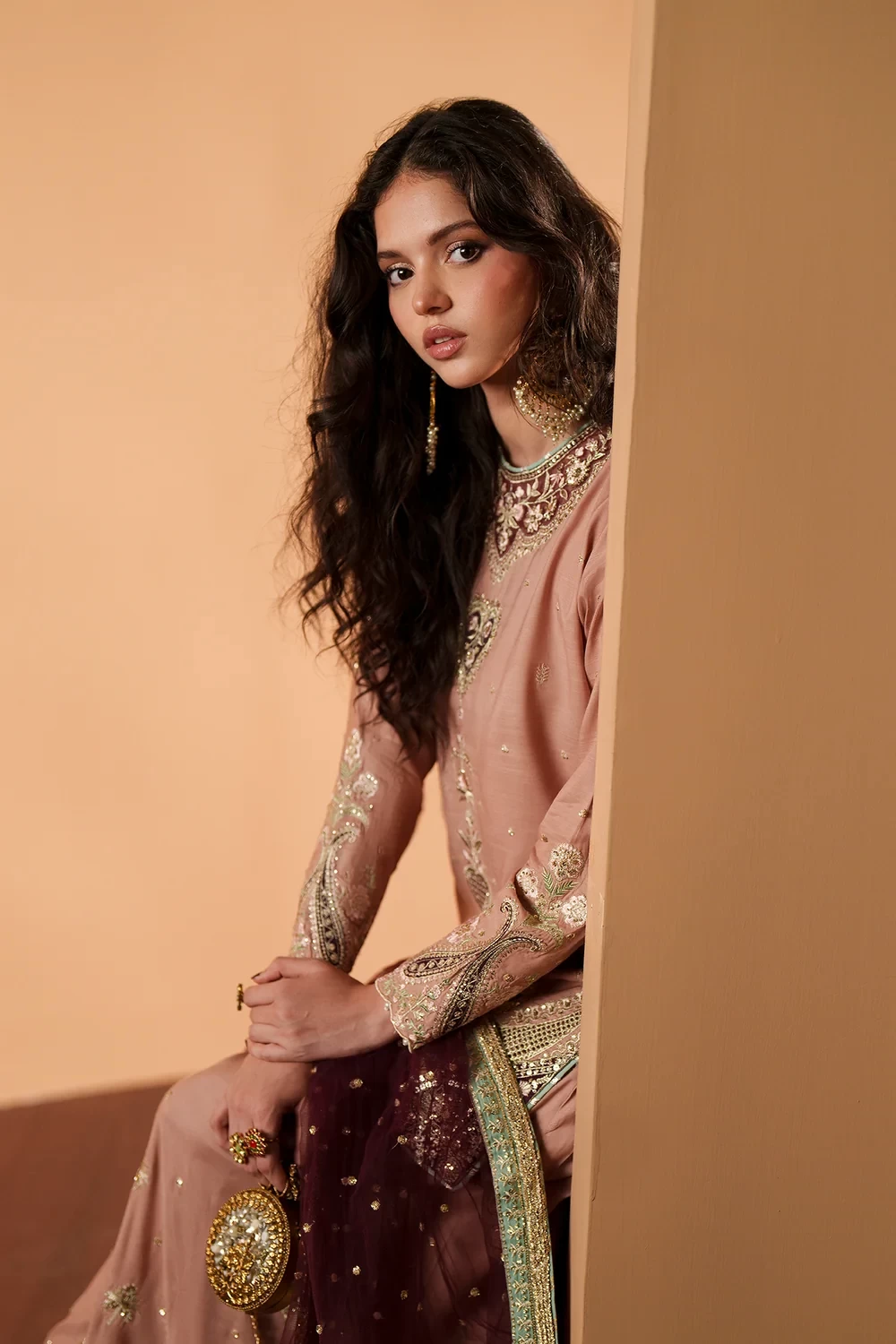 EMBROIDERED SUIT -  E1218/104/315