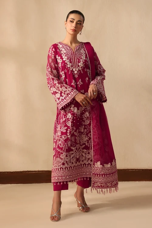 EMBROIDERED CHIFFON UF-4491