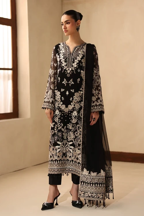 EMBROIDERED CHIFFON SF-4490