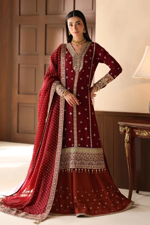 EMBROIDERED CHIFFON UF-4486